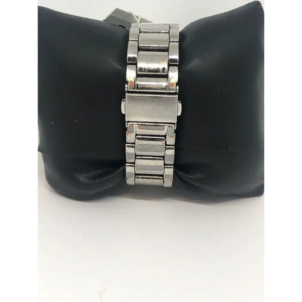 Relic ZR12115 Women's Stainless Steel Analog Silver Dial Quartz Wrist Watch HO84